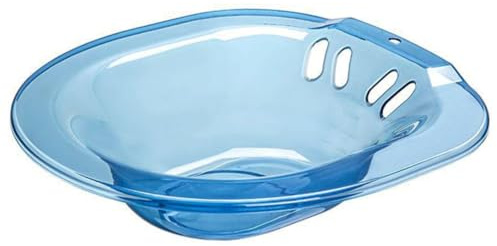 ROMISBABA Sitzbad Toilette Sitzbadewanne Hygienisch Hautfreundlich Korrosionsbeständig für Schwangere Wochenbett Pflege Hämorrhoiden Linderung Schnelle Erholung Bequemes Sitzbad