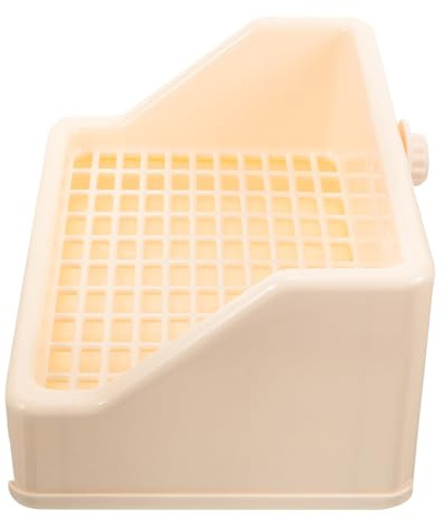 SHINEOFI Bac à Litière Lapin Anti-retournement avec Amovible Toilette pour Petits Animaux Plateau Facile à Nettoyer pour Rongeurs et Lapins