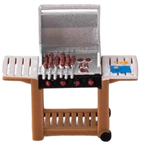 Qectial Miniatur Grill Im Maßstab 1:64, Miniatur Szenendekor für DIY Diorama
