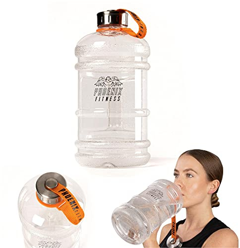 Phoenix Fitness - Tapa para botella de agua (2 L, con correa)