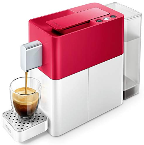 Cremesso Easy heart red & shell white rot-weiß Kapselmaschine