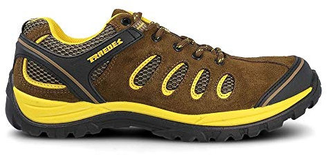 Zapato seguridad PAREDES, Radio serraje marrón, S1P SRC