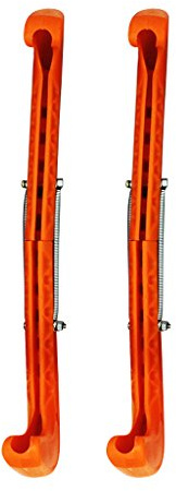 Perfeclan Erwachsene Kinder Schlittschuh Kufenschoner Kufen Schutzhülle, Orange