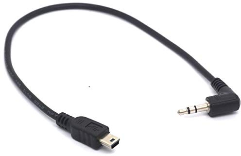 Câble Adaptateur Coudé 3,5 mm Vers Micro USB - Convertit le Micro USB B 5 Broches Mâle Vers 3,5 mm Mâle