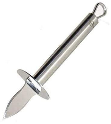 COLTELLO PER FRUTTI DI MARE OSTRICHE COZZE VONGOLE IN ACCIAIO INOXKUCHENPROFI