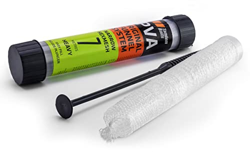 Tandem Baits PVA-Tunnel Netz für Boilies Hexmesh Mesh | PVA-Schlauch für Fischfutter | Karpfen Anfüttern & Angeln | Futterschlauch für Köder | Karpfenzubehör Profis Hobby-Angler Schmal Stark 7 m