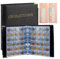 20 Páginas 480 Bolsillos Libro de colección de Carpetas de Monedas Álbum de Monedas Impermeable y a Prueba de Humedad, Coleccionista de Monedas Euro 25mm MAX, Monedas de Almacenamiento de Monedas