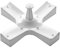 St@llion Microwave Potato Baker Rack for Baking Potatoes | Jacket Potato Holder Stand, Kitchen Accessory Tool | BPA Free, Hold Up to 4 Potatoes, White (Pack of 1)