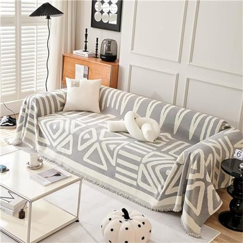 PEIHUODAN Plaid Réversible pour Canapé Et Lit - Grand 1/2/3/4 Places, King Size, Léger, Doux Et Décoratif (Couleur5, 180 * 230cm)
