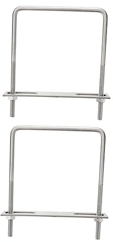 VILLFUL 2piezas Pernos u Cuadrados De Acero Inoxidable Ángulo Recto Alta Dureza Para Aplicaciones Marinas Tuberías y Construcción