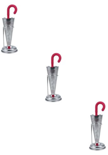 Amosfun 3pcs Umbrella Shape Tea Infuser Stainless Steel Tea Strainer Fine Mesh Filter Reusable Leaf Strainer for Random Color
