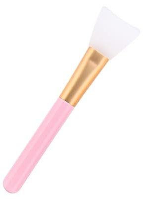 PAMINGONO Pennello Per in Silicone Manico in Legno Per Fondotinta Colore Casuale Per Applicazione Maschere e Creme Idratanti Facile Trasportare e