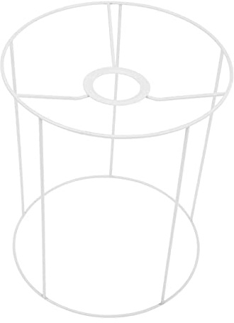 Cabilock Soporte de Pantalla de Lámpara de Hierro para Lámpara E27, Marco Firme para Proyectos DIY y Decoración en Cafetería, Incluye Soporte para Manguera de Pared