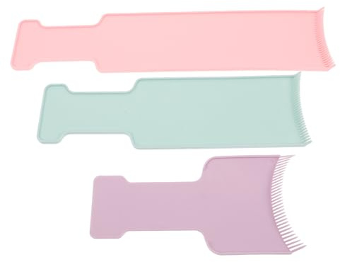 HAPINARY 3piezas Tablero De Teñido Del Cabello Tablero Para Mechas Profesional Herramientas De Cosmetología Para Estilistas Para Salones De Belleza y Uso Casa