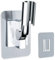 Magichome Shower Head Holder with Strong Adhesive, Adjustable Universal Shower Head Holder Replacement with Extra Adhesive Stick, No Drilling Wall Mount Shower Holder Bracket for Bathroom