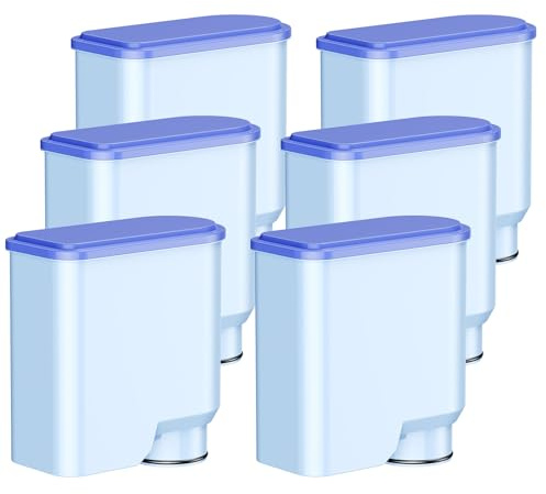 6 Stück Ersatzwasserfilter für Philips AquaClean CA6903/10 CA6903/22 CA6903 | 2-stufige Wasserfilter Passend für Saeco & Philips Kaffeevollautomaten