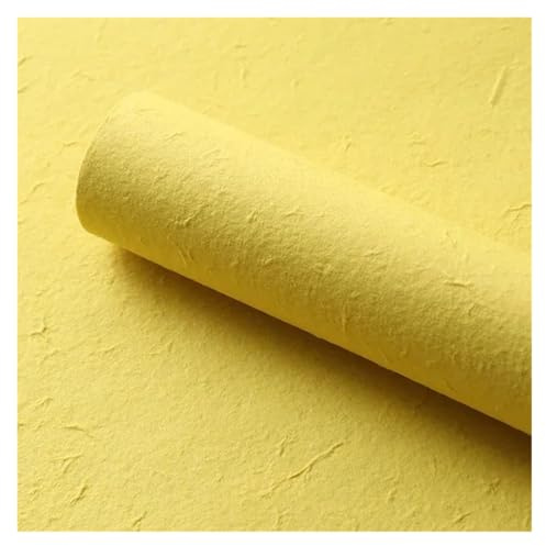WENH 5 Stück 50x70cm verdicktes handgerissenes Vintage-Dongba-Papier Rosenstrauß-Verpackungspapier Handarbeit DIY-Material Blumenverpackungsseite(Color10 50x70cm)