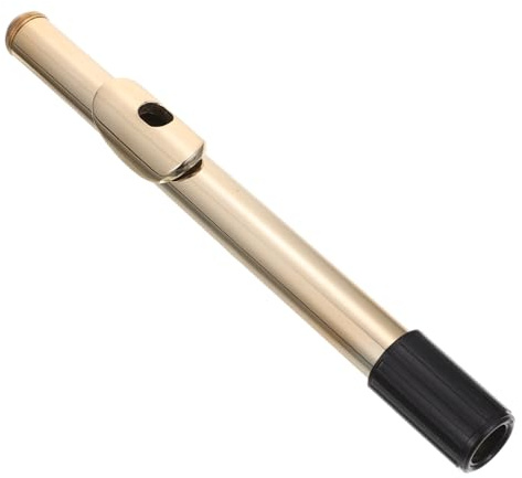 BESPORTBLE Flute Mouthpiece Metal White Airflow Wind Instrument Replacement Part for Flute Accessories Parts