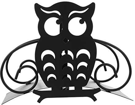 SUPVOX Owl Statue Garden Hose Holder Wall Mount Storage Rack for Hosepipe Decorative Water Pipe Storage Rack Outdoor Use