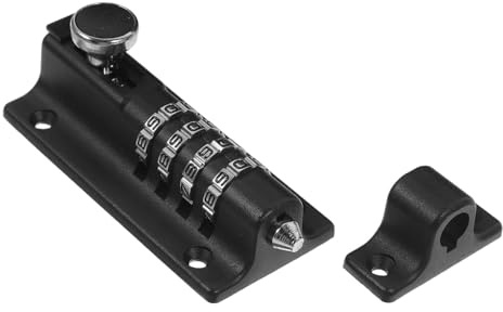 FONDOTIN Serratura Combinazione per Porte Scorrevoli Sicurezza Migliorata senza Manette Esposte Facile da Installare per Porte in Legno e Recinzioni Chiave Elettronica senza