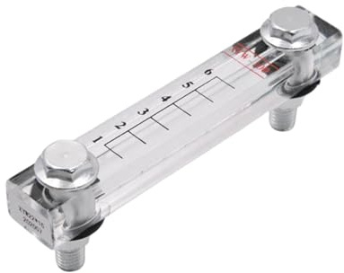 MERIGLARE Indicador de Nivel de Aceite Indicador de Nivel de Líquido Hidráulico Acrílico Transparente Indicador de Nivel de Tanque de Aceite Transparente Medido, Xyw 100