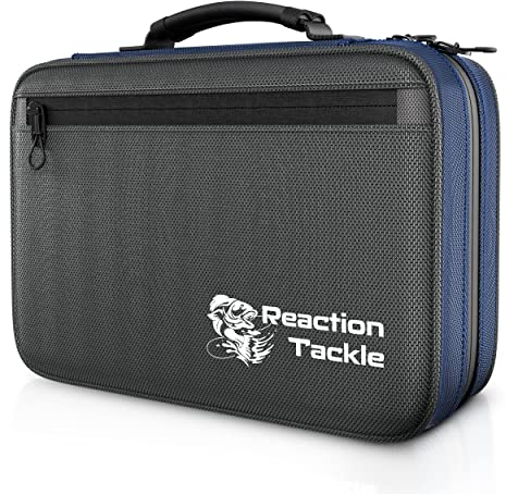 Reaction Tackle Deluxe Köderbinder – salzwasserfeste Angelmappe mit 4 einzelnen Taschen und 2 Doppeltaschen
