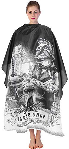 Hairdresser Cape Salon Hair Cutting Gown Barber Cape Cloth for Hair Cutting and Styling