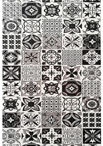 Mani Textile Tapis de Cuisine Carreaux de Ciment