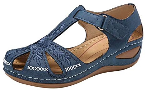 MENICY Sandales décontractées simples pour femme, chaussures paresseuses, muffins, sandales à plateau, confortables pour femme, sandales à plateau, sandales à plateau, sandales à plateforme pour