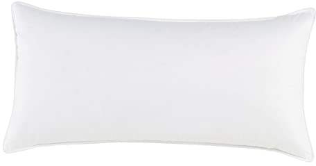 Häussling Home Kopfkissen 40x80 cm | Federn- und Daunenkissen, Kissen, Made in Germany, 100% Federn, auch für Allergiker geeignet, Bezug 100% Baumwolle, Füllung 550 g, Weiß