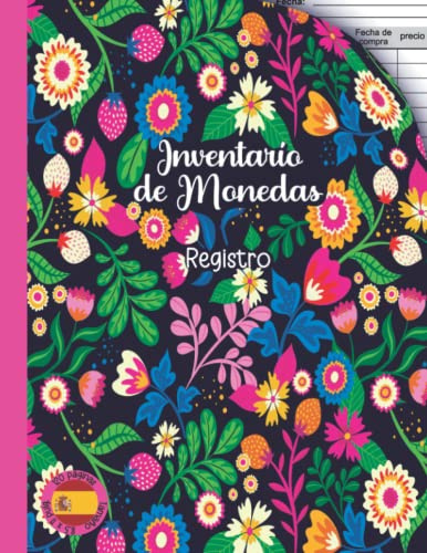 Registro de inventario de monedas: El libro de registro de inventario de monedas , Libro para el registro de monedas para coleccionistas para ... | Dimensiones: 8.5 x 11 | 120 Páginas