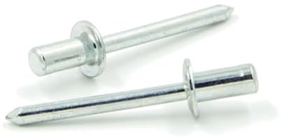 IERO - Rivetti CHIUSI a TENUTA STAGNA IERO Acciaio/Acciaio Testa Tonda 4.8x8.0mm ISO15976 - Box da 500 pezzi