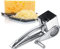 Grattugia per Parmigiano, Grattugia per Formaggio con Manovella, Macina Parmigiano in Acciaio Inox, Grattugia per Aglio, Grattugia a Tamburo, Adatta per Formaggio, Verdura,