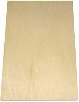 Feuilles de contreplaqué, contreplaqué de tilleul, excellent cadeau for les arts et l'artisanat des enfants, corde de jute, décorations de Noël, articles de bricolage, 8 mm x 300 mm x 450 mm(10mmx300m