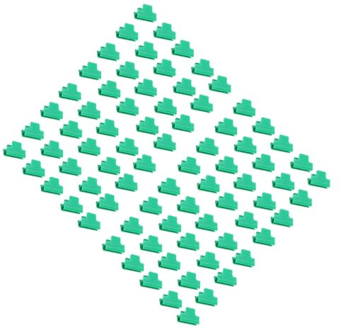 Pack of 100 Greenhouse Clamps, Foil Row Cover, Net, Tunnel, Tire, Frame, Shading Net, Pole Clamp, Greenhouse Film Clamps (8mm)