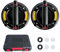 Goviox 2er-Set Saugheber, 8,2 Saugheber mit Tragebox, Saugheber Fliesen, Tragkraft 200kg, Vakuum Saugnapf, Glasheber Saugheber, Saugnapf für Fliesen, Saugnäpfe für Materialtransport, Marmor, Laminat