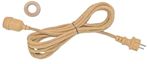 Lumisky Câble en corde ENNA CORD douille E27 longueur 5 mètres pour extérieur compatible avec nos abat-jour