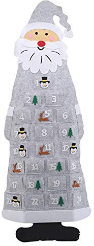 Kioball DIY ÁRbol de Navidad de Fieltro Familia Colgante de Pared DecoracióN Navidad NiñOs Regalo DecoracióN áRbol Artificial Juguete Gris