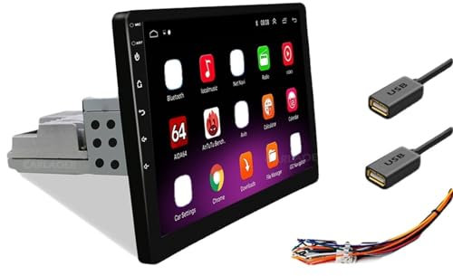 JINFOLI Lettore video multimediale for autoradio Android 9.0 da 9 pollici 2 Din Stereo automatico universale Impianto audio stereo per auto(1G 16G)