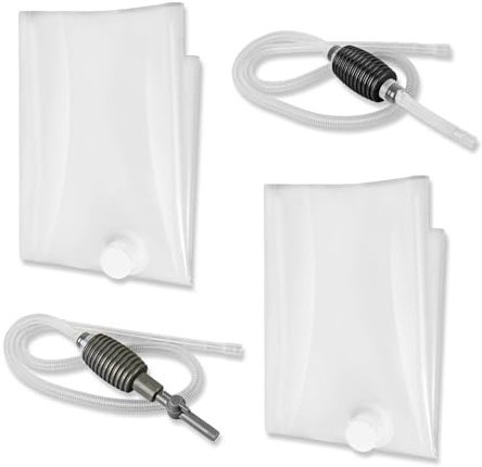 Badewannenblase für Notfallwasserspeicher, Wasserspeicher für Katastrophenvorsorge, Hurrikanüberleben & Trinkwasser, BPA-frei, lebensmittelecht und wiederverwendbar, 2 Stück