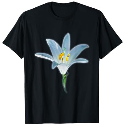 Photo Fleur de Lys Blanc T-Shirt