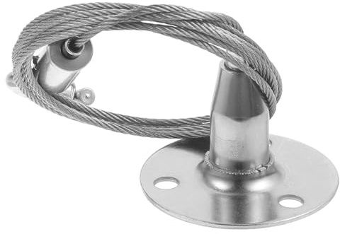 Lurrose Wire Rope Locking Hook for Mirror Hanging Wire Picture Frame for Hanging Decorations and Artwork Securely