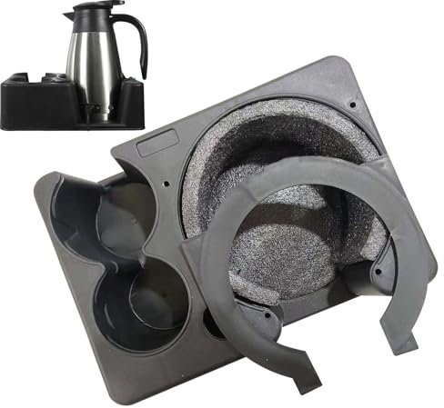 Palaufr Porta della tazza automatica, supporto da bevanda per auto - Organizzatore estintore a 4 buche - per interni automobilistici multiuso per bottiglia d'acqua per auto resistente al calore per la
