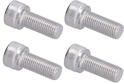 4 Stück Sechskantschraube Innensechskantschraube Edelstahl A2 70 1,25 mm Feingewinde Befestigungsmaterial (M10 * 25)