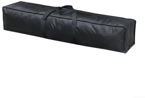 Durashmall Sac de rangement pour trépied - Longue bande pliable - Pochette de transport pour tapis, couvertures de sol, équipements de photographie, trépieds - Noir - 120 x 25 x 25 cm