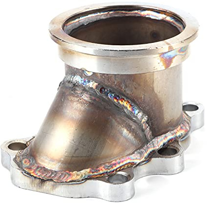 GYZOUKA Adattatore Flangia a Tubi a Scarico a 5 Bulloni 2,5 Pollici per GT25 GT28 T25 T28 TUBLINE