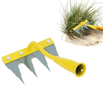 Rastrillo para césped | Herramienta Resistente para escardar,Escardadores manuales,para jardín, césped, Parterre, Invernadero, vivero, , Campo, Exteriores