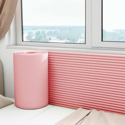 Générique Panneaux muraux rembourrés Auto-adhésifs 20cmx200cm (Rose)