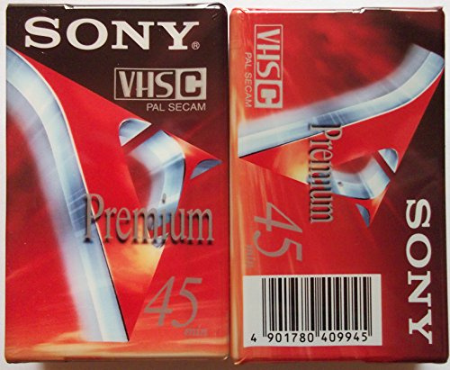Sony - VHS-C, Premium Qualität, 45 Minuten