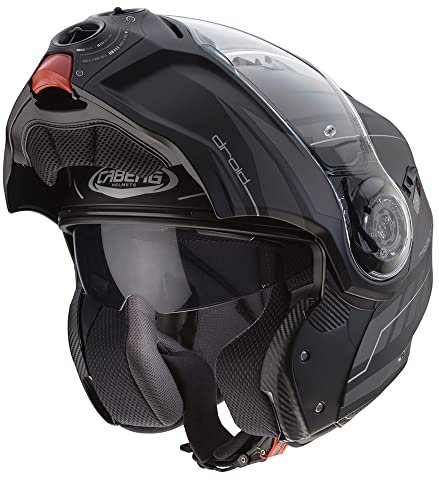 Caberg C0HB00D0XS Droid-Helm, mattschwarz/anthrazit, Größe XS